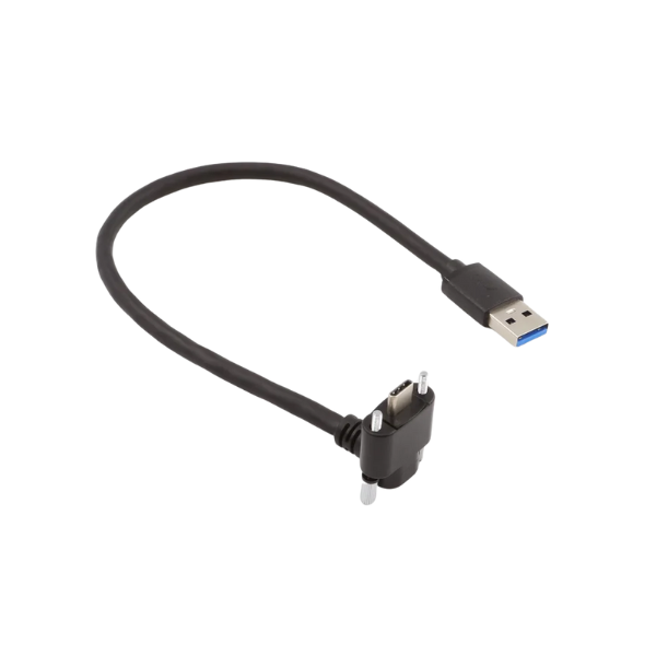USB 3.0 Type-C 직각 이중 나사 잠금 케이블