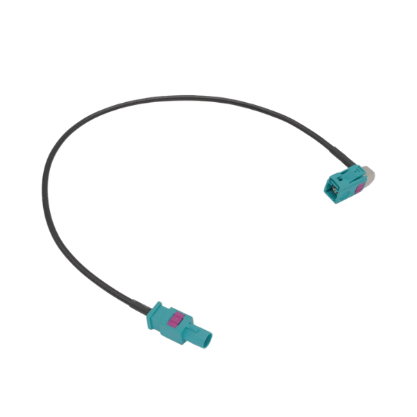GMSL2 Fakra Right-Angle Extension Cable M-F