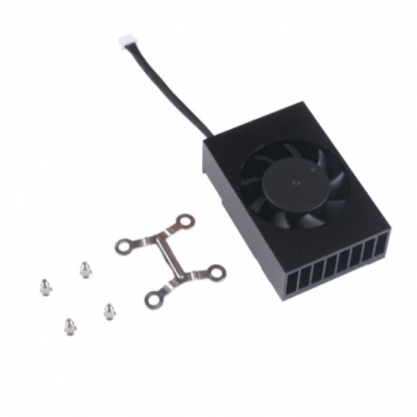 Jetson TX2 NX 모듈용 팬이 장착된 알루미늄 방열판 thumbnail 5