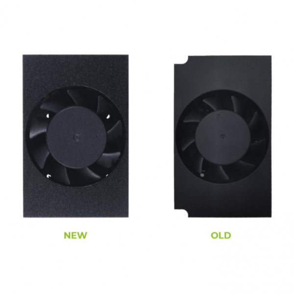 Jetson TX2 NX 모듈용 팬이 장착된 알루미늄 방열판 thumbnail 2