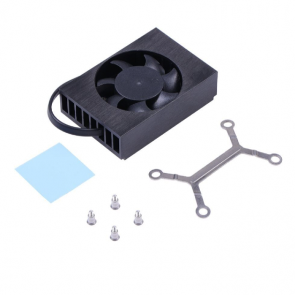 Jetson Orin NX/Orin Nano/Xavier NX 모듈용 팬이 내장된 알루미늄 방열판 thumbnail 4